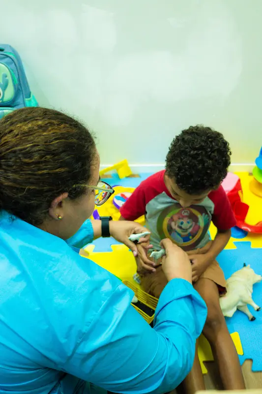 Foto de uma sessão de Psicopedagogia